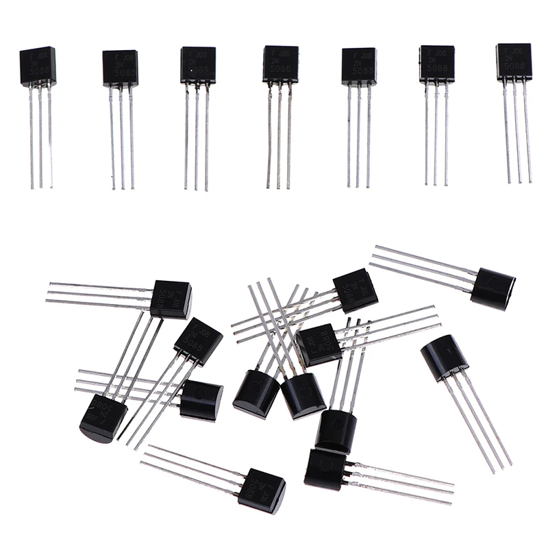 20 PCS 2N5088 TO-92 Triodos em linha Semicondutores separados