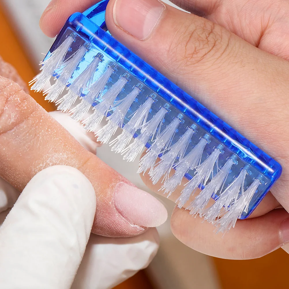 

12Pcs Nail Dust Brush Sturdy Handle Lightweight Design for Fingernail Cleaning Manicure Tool Travel Essential Kitchen Bathroom