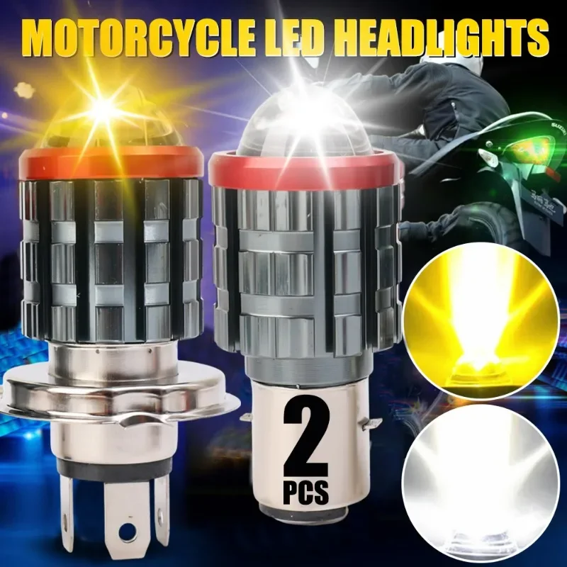 Motorcycle LED Headlight Built-in Headlights Motorcycle Fisheye Lens Spotlights 12W High Brightness Electric Vehicle LED Lights