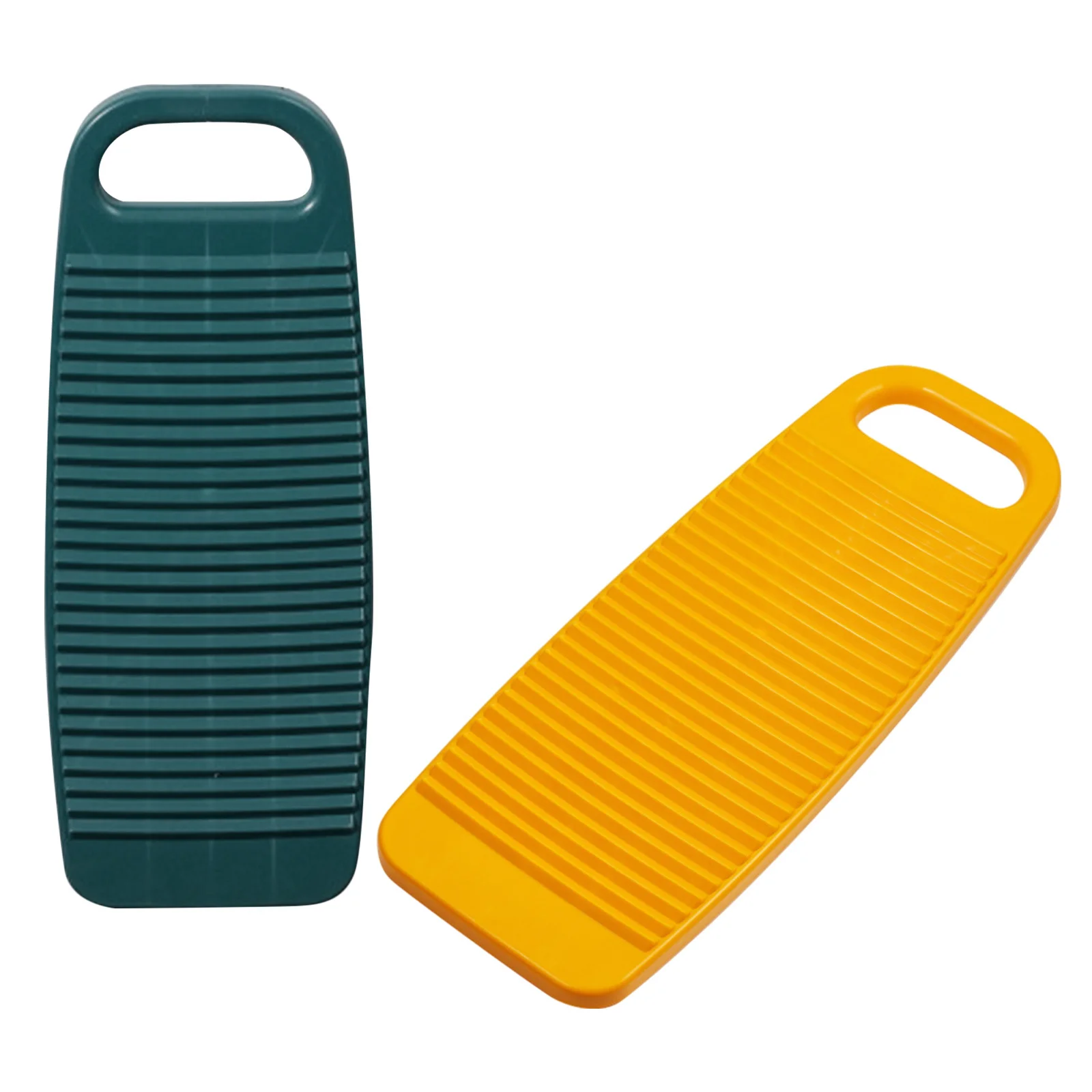 

2Pcs 45Cm Efficient Washboard Plastic Hand Washing Board for Clothes Stain Removal Travel Laundry Cleaning Tool Compact