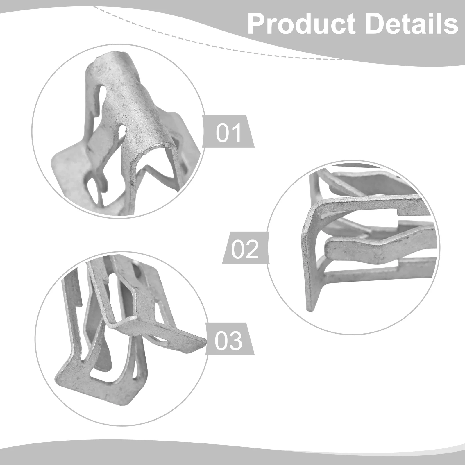 High Quality Retainer Clip Fixed Buckle Applications Console Metal Reliable Replace Secure Convenience Dashboard Fixing