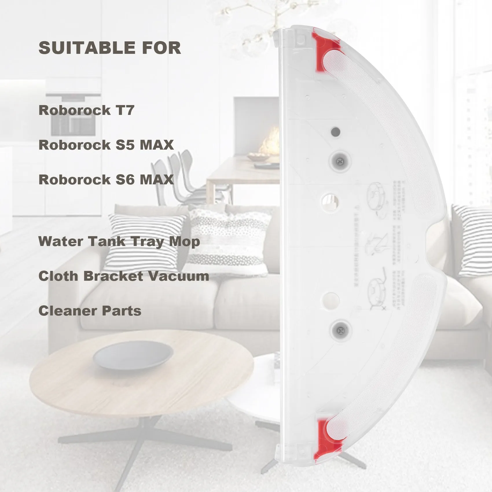 مناسبة ل Xiaomi Roborock T7 S5 MAX S6 MAX خزان المياه صينية ممسحة القماش قوس مكنسة كهربائية أجزاء المبيعات