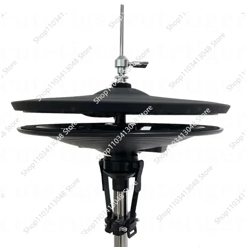 

12" double piece electronic drum Hihat with controller drum cymbal drum parts
