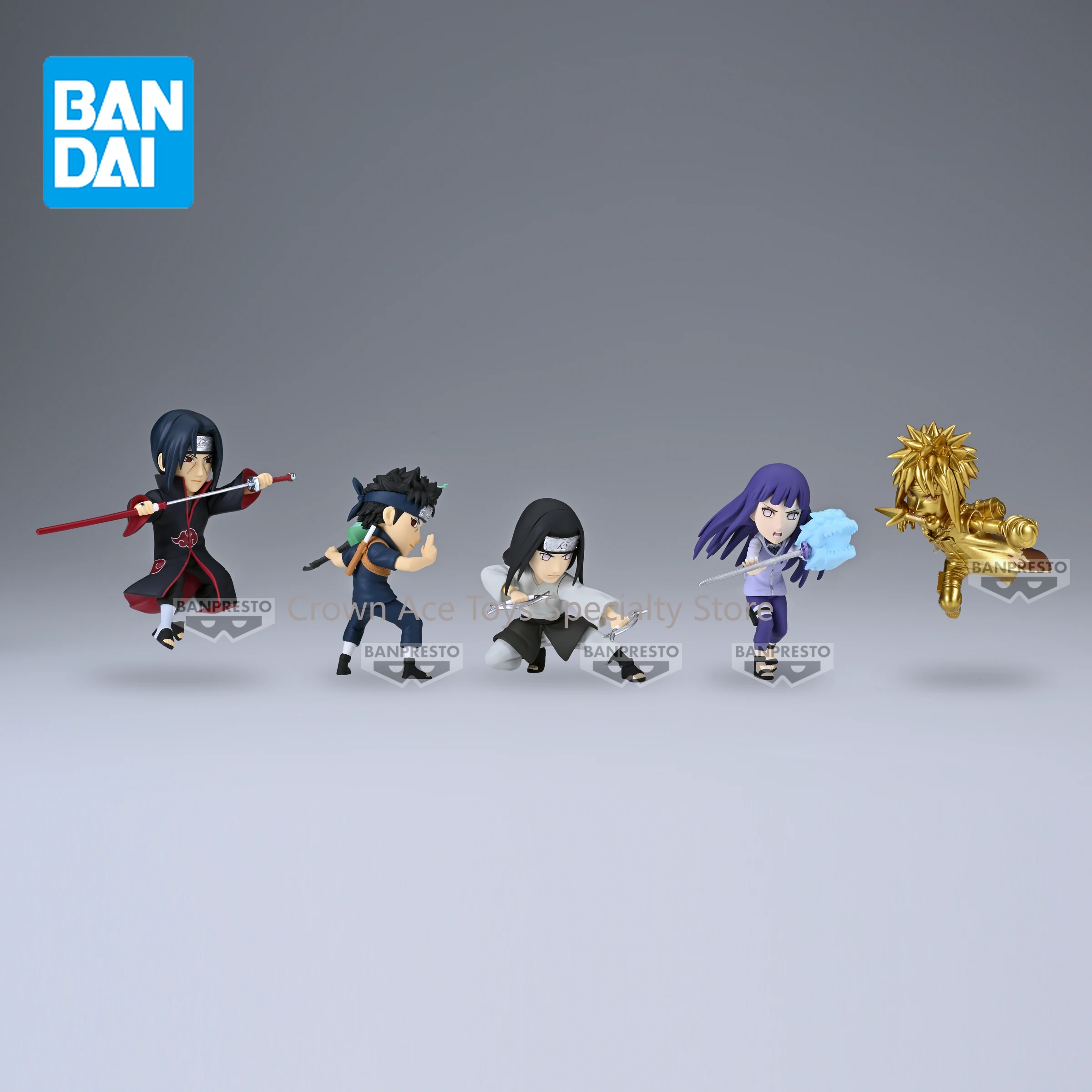 Bandai NARUTO NARUTOP99 WORLD COLLECTABLE FIGURE Vol.3 Figure Namikaze Minato Uchiha Itachi Anime Figures Model Trendy Toys Gift