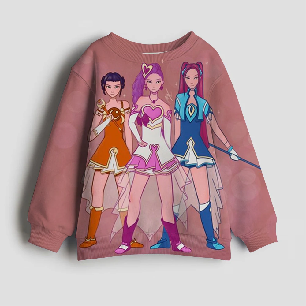 90s Y2k Huntrix هوديي مانغا الاطفال Kpop شيطان الصيادين الفيلم المشجعين هدية الأطفال البلوز لطيف النمر هودي للبنين بنات