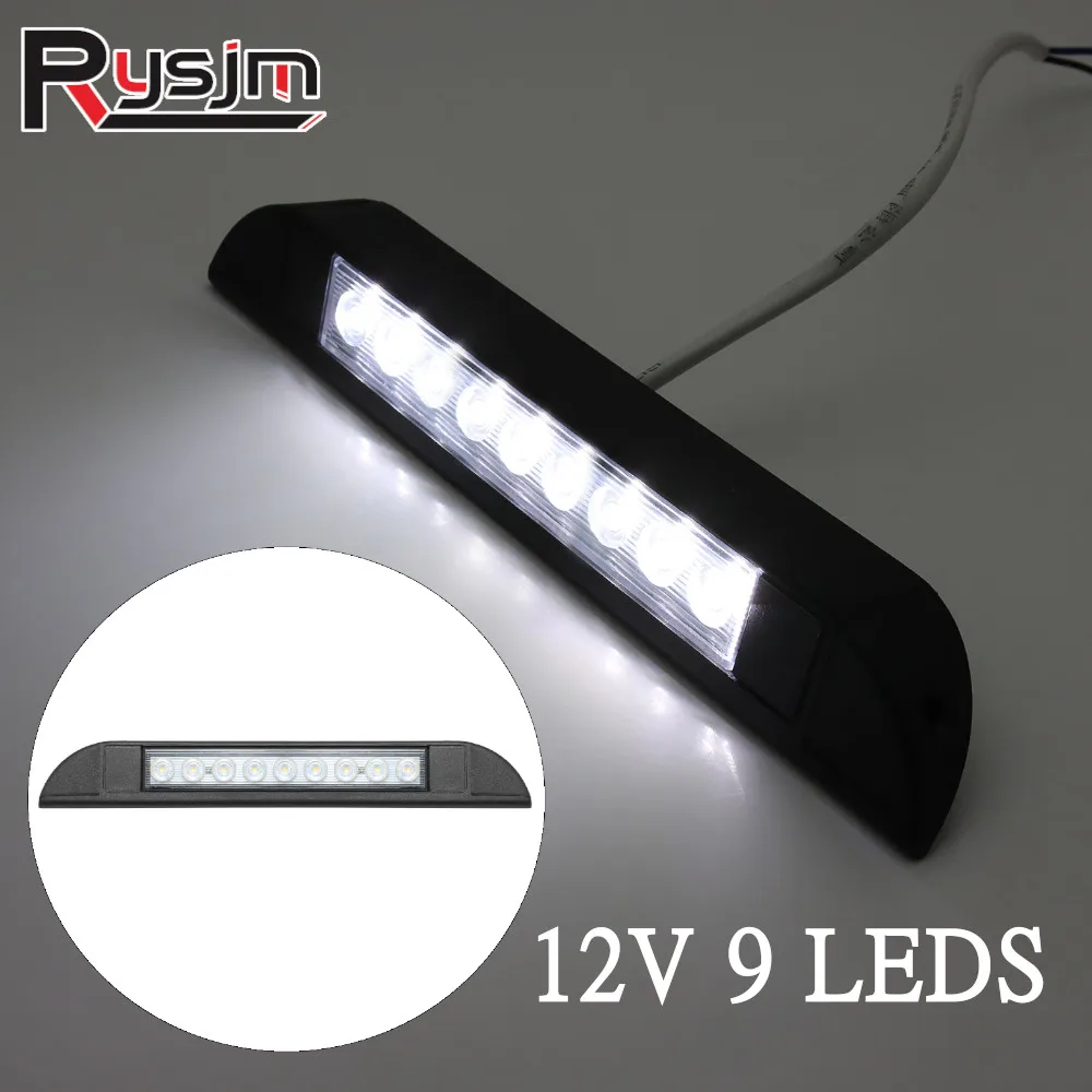 

9 LED RV Awning Lamp RV Yacht Indoor Ceiling Light Waterproof Motorhome Camper Caravan Exterior Light For Van Travel Trailer 12V
