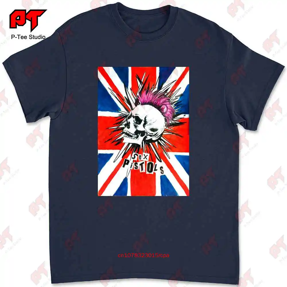 Sex Pistols Skull Punk Union Jack 70S 80S 90S Rock T-shirt BIZ9