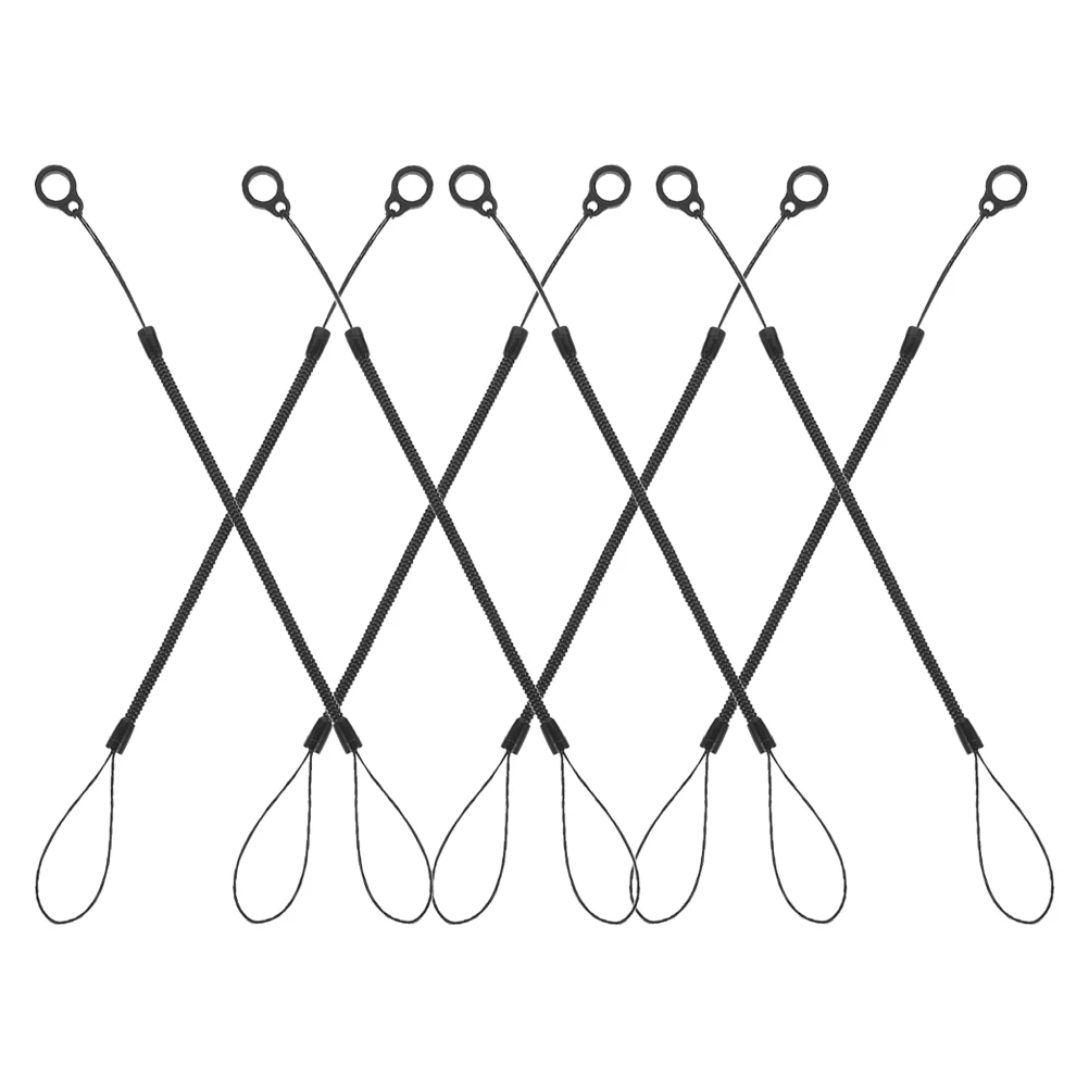 

8 Pcs Stylus Fixing Rope Lanyard Anti Lost for Pen Retractable Cord Spring Strap