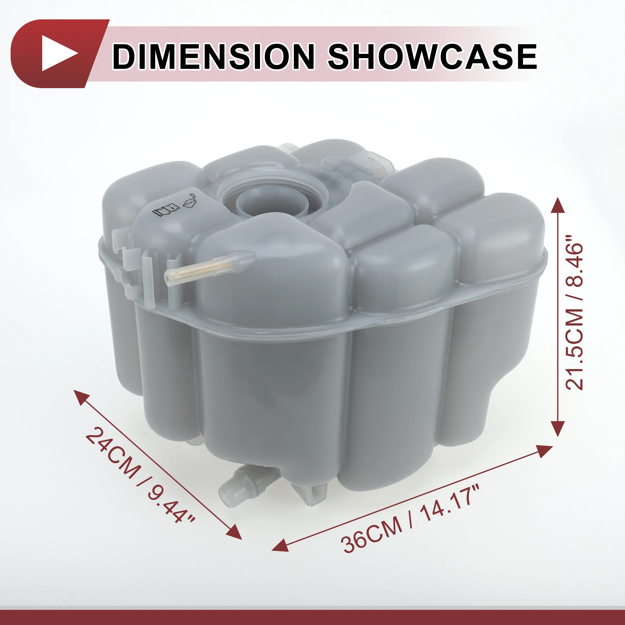 

UXCELL 1 шт. резервуар для охлаждающей жидкости двигателя, расширительный бак для воды для Porsche Cayenne 2011-2018, бутылка для резервуара радиатора охлаждающей жидкости