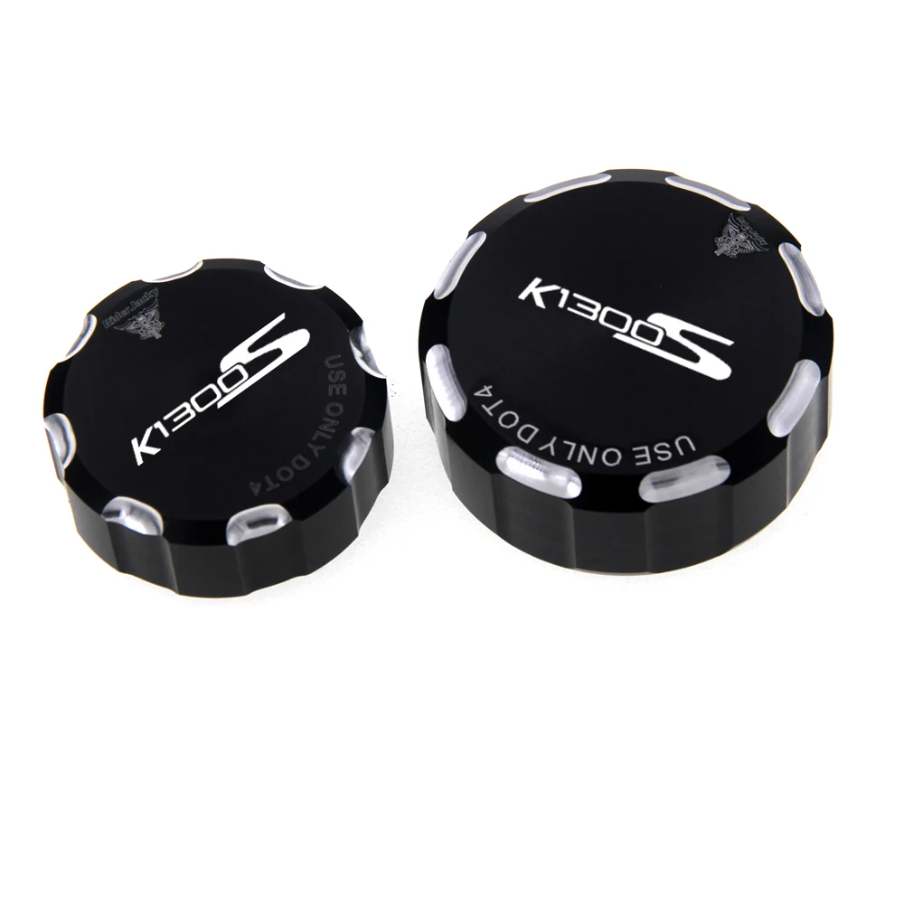 RiderJacky® Motorcycle Front Rear Brake Fluid Reservoir Cap Cover For BMW K1300S 2009-2015 K 1300R