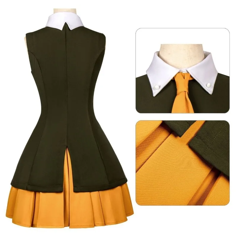 أزياء كينوموتو ساكورا السحرية التأثيرية رحلة إلى هونج كونج فستان موحد مجموعة للنساء ملابس لعب الأدوار لحفلات الهالوين