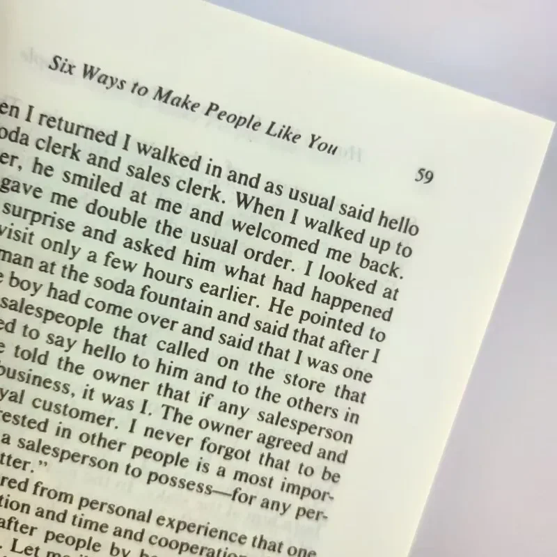 How To Win Friends & Influence People By Dale Carnegie Interpersonal Communication Skills Self-improvement Reading Book Fo Adult