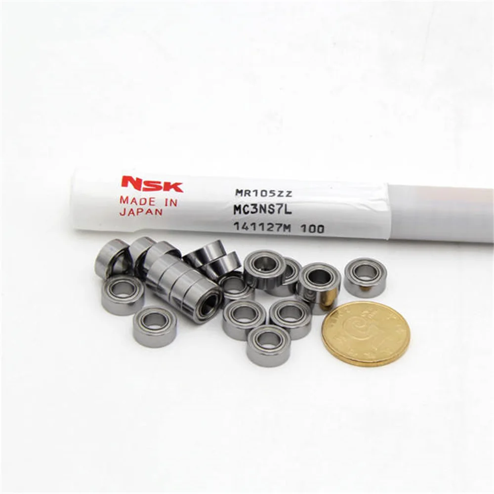 소형 미니 볼 베어링, 일본 정품 NSK 베어링, 696ZZ ABEC-9, 6x15x5mm, 5 PCs, 10PCs