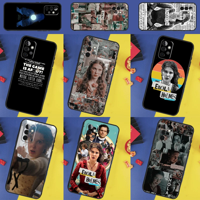 Movie Enola Holmes Case For Samsung Galaxy A54 A34 A14 A52 A72 A42 A32 A22 A12 A13 A33 A53 A50 A51 A71 Cover