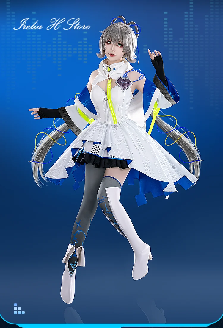 

Irelia H Store Аниме Vsinger Luo Tiani Косплей Костюм Луо Тяньи праздничное платье костюмы на Хэллоуин женские