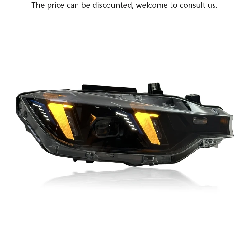 

SJC Auto Car Accessory Head Light For BMW 3 Series F30 Modified Snake Eye LED Daytime Running Light Headlamp Assembly 2013-2018