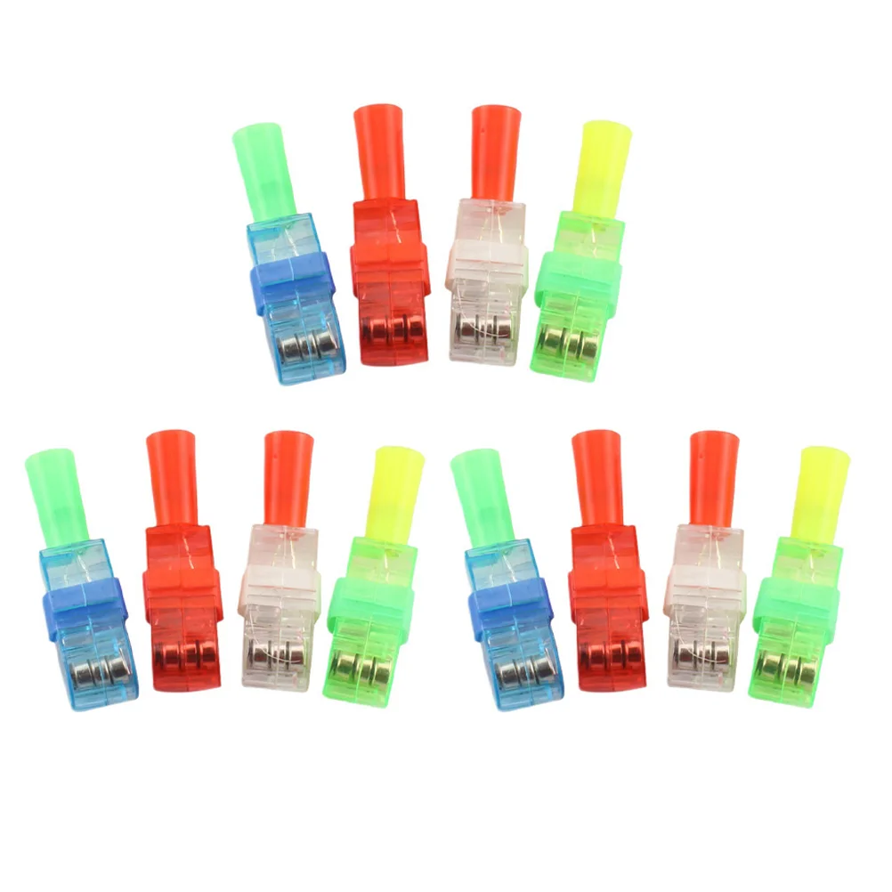 20 Pcs Shine Ring Light Projection Finger Child Children’s Toys LED Lights For Kid Abs Flashing Rings Lamp