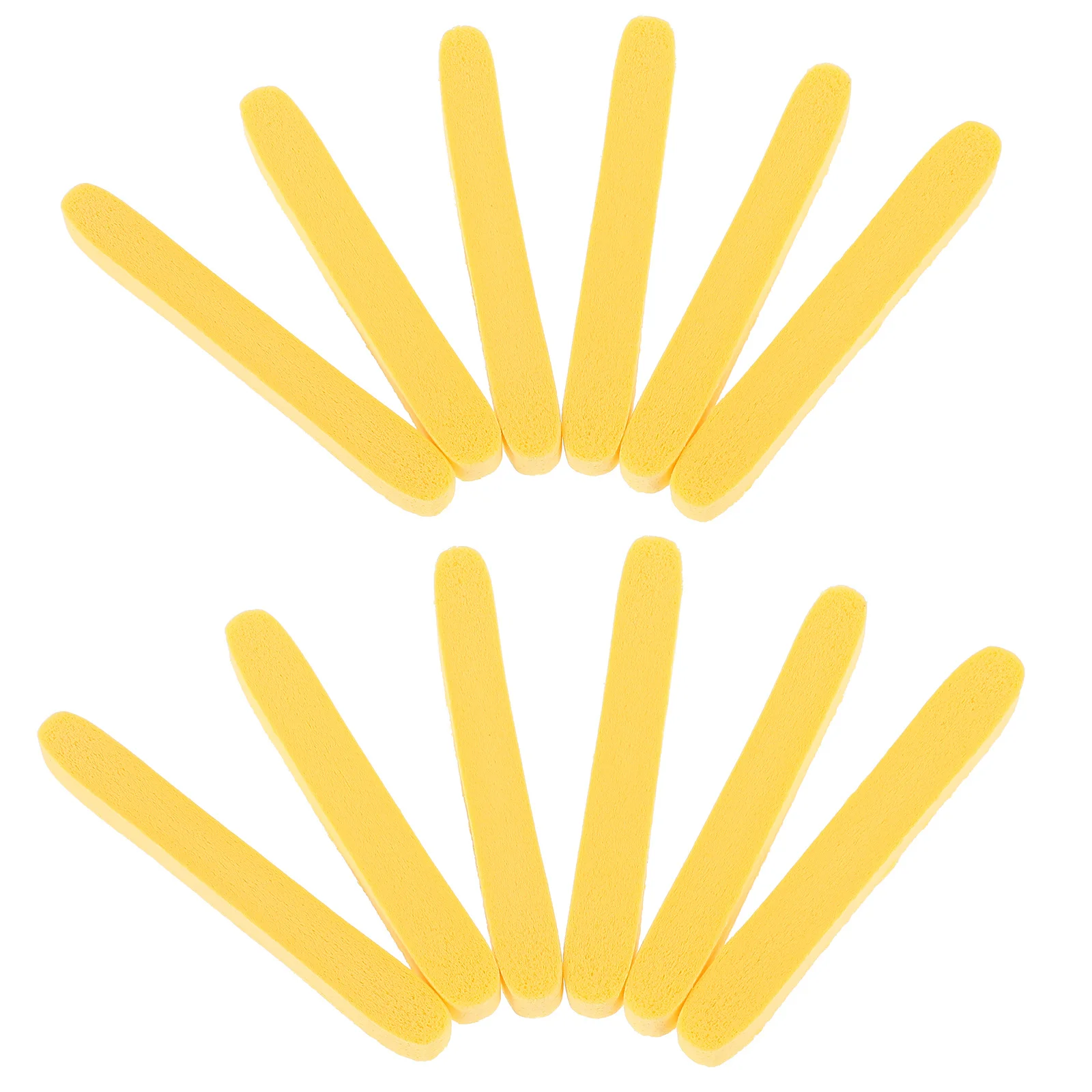 50pcs Compressed Face Sponges For Cleansing Facial Sponge Wash Exfoliating Makeup Removal Travel Skincare Yellow