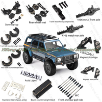Yikong yk4107 Upgrading Metal Accessories Chassis Armor Counterweight Pull Rod Steering Cup Front  Rear Axles Auto Logos 