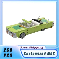 Classical Speed Vehicle MOC 8 Stud Wide 1964 Impala Lowrider Building Blocks Assemble Model Sets  Children's Toys Gifts