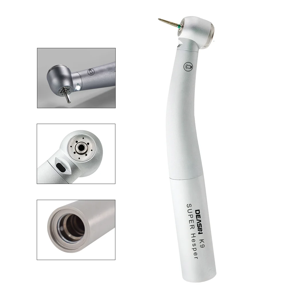 Hot sale Dentist Fiber Optic LED High Speed Air Turbine Handpiece Compatible For KaVo Quick Coupling Super Powerful Tools 6 Hole