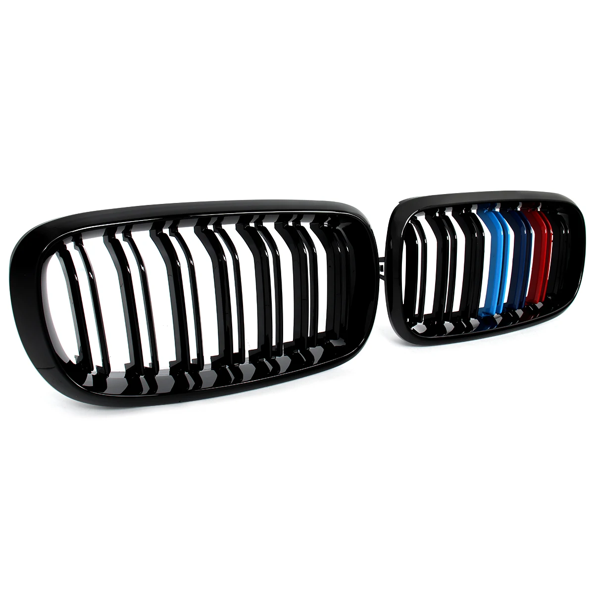 SAIQINGSP BMW Front Kidney Grille For BMW X5 F15 X6 F16 2014-2018 Front Kidney Grille Gloss Black M Color Car Accessories Tools