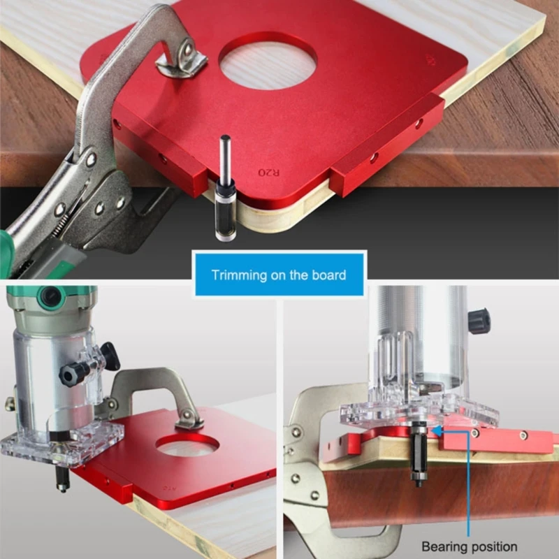 Round Corner Jig Templates R20 R30 Routers for Woodworking Tools Strong R Corner High Accuracy Round Corner