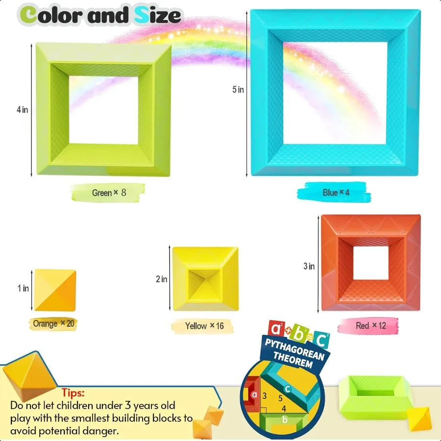 Mainan Balita Montori untuk Usia 24 60 Buah Mainan Susun Bangunan Blok Mainan Sensorik untuk Balita 13 35 Aktivitas Pembelajaran Prasekolah