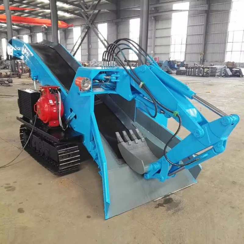 80m³/H Wheel-Type Slag-Removing Machine Four-Tire-Driven Slag-Removing Machine Runs Between Mine Rubble and Rubble
