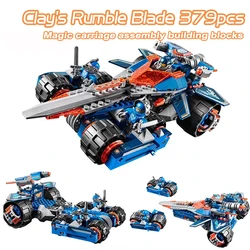 Nexo Knight Series Clay Chariot Building Blocks 4in1 Rumble Blade Fortress Castle Figures Bricks Toys For Boy Kids Gifts