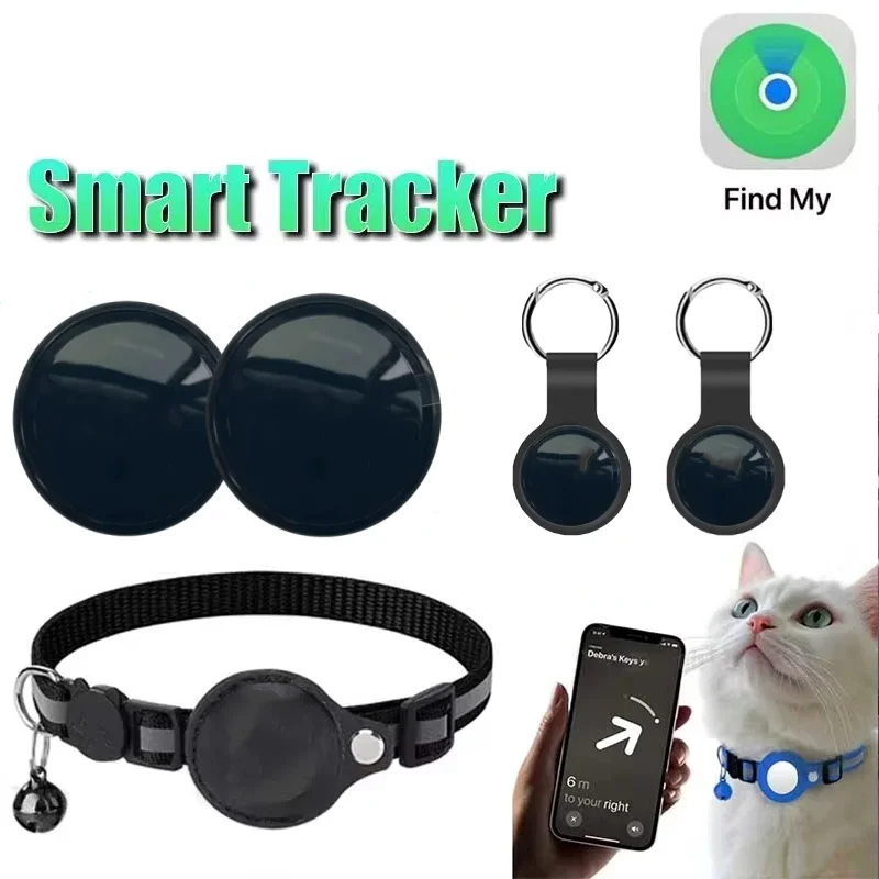 

Смарт-тег Bluetooth5.0 для Find My App Air Tag Смарт-локатор Bluetooth Сумка для поиска детей Ошейник для домашних животных с трекером