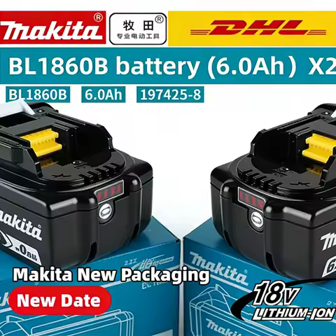 Makita 18V battery for Makita BL1830B L1840B L1850B tool operation rechargeable battery Makita 18V tool battery replacea
