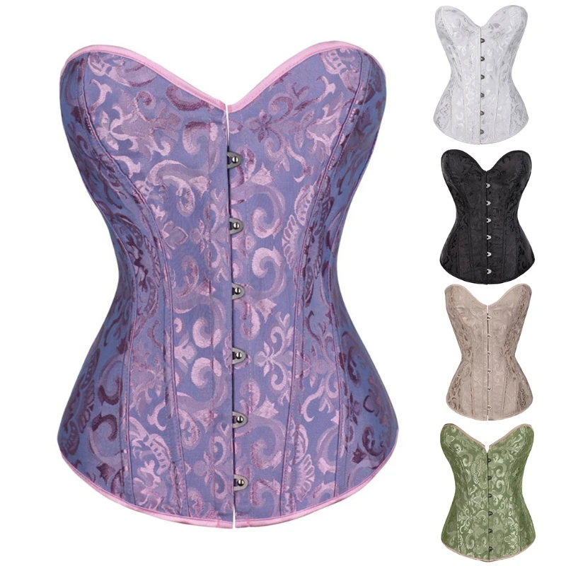 Clubwear Showgirl Body Shaper Boned Waist Training Corset Women Bustier