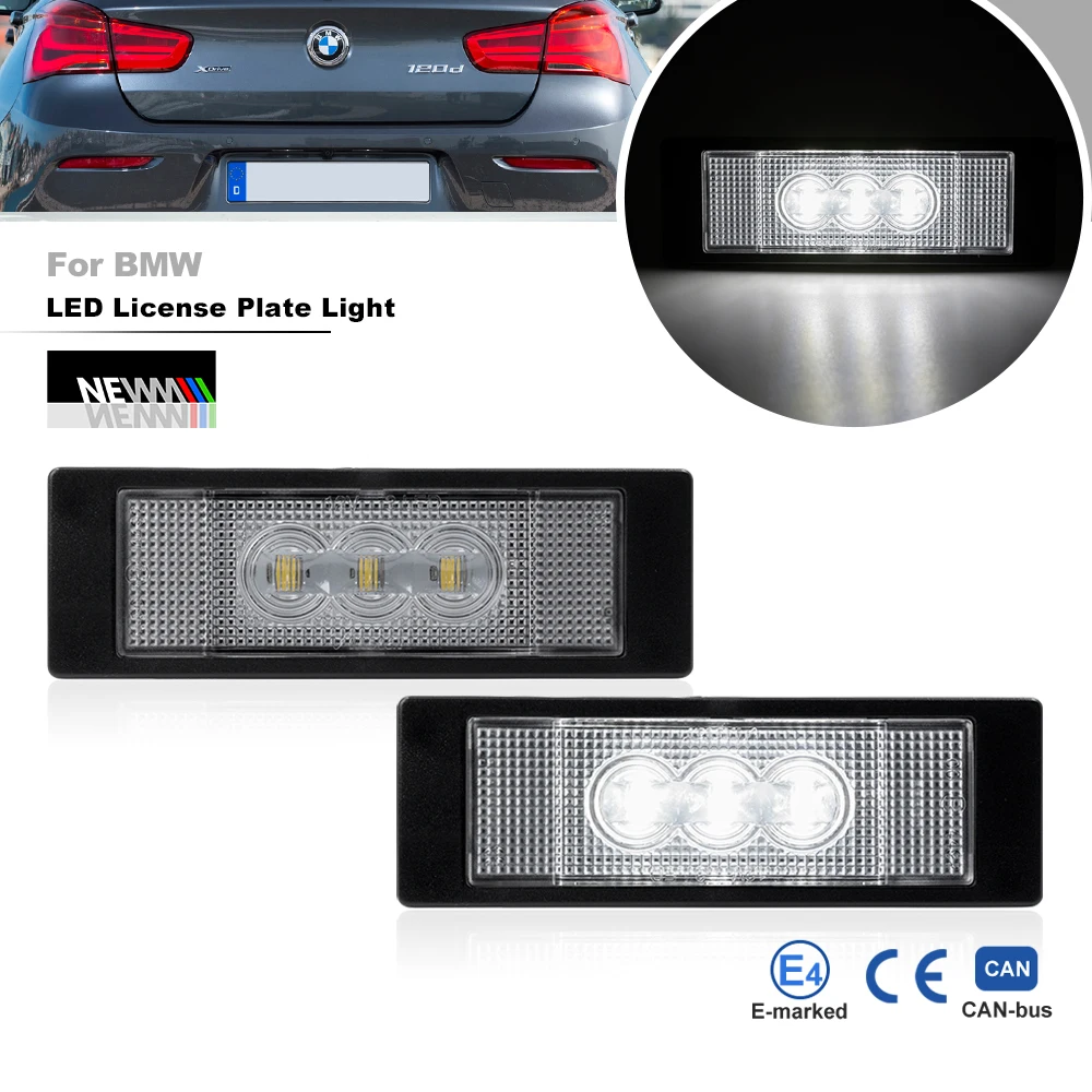 

2 шт., автомобильный номерной знак для BMW 1 серии E81 E87 F20 F21 2011-2019