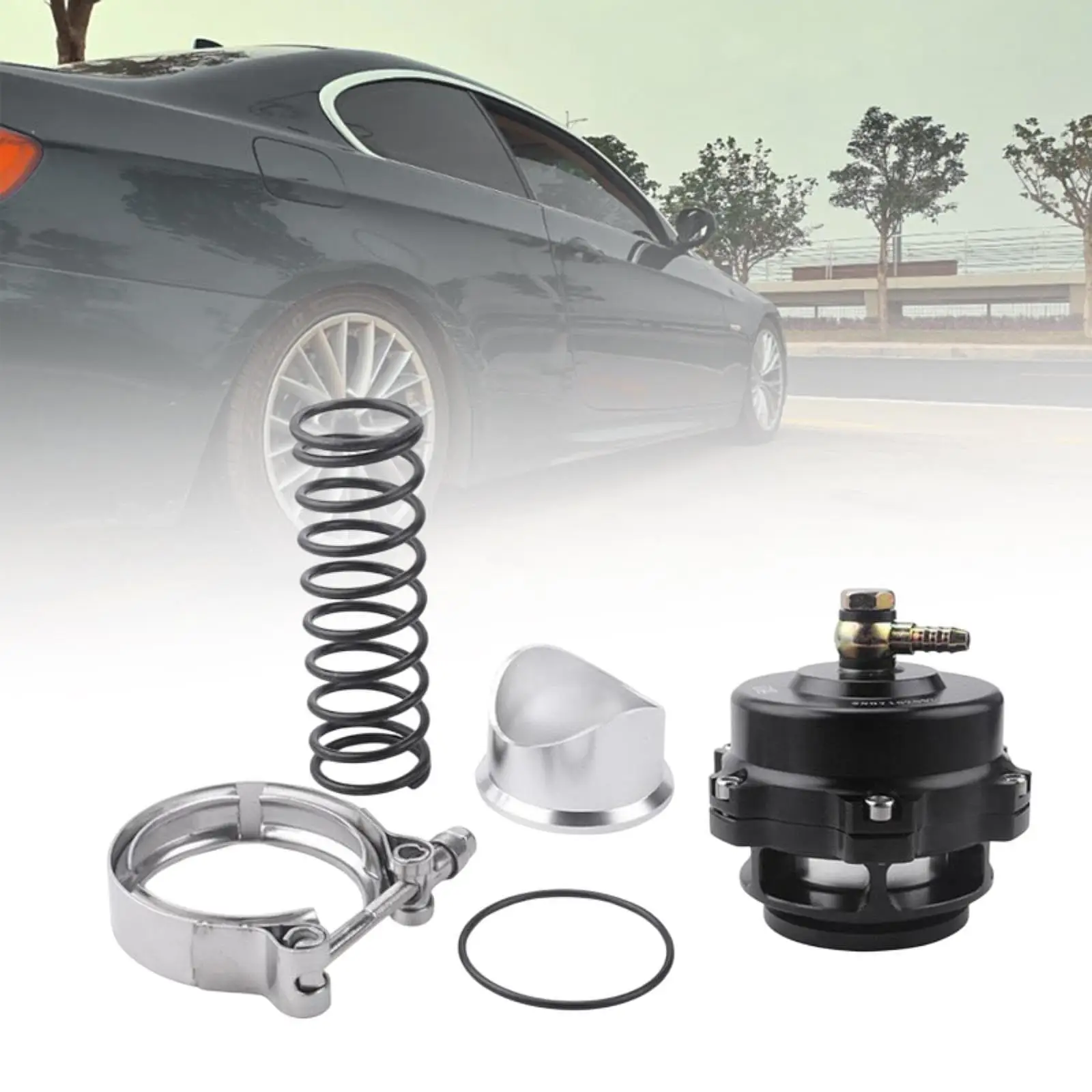 

Комплект продувочного клапана турбины Аксессуары для интерьера Прочный выпускной клапан 50 мм 35 фунтов на квадратный дюйм