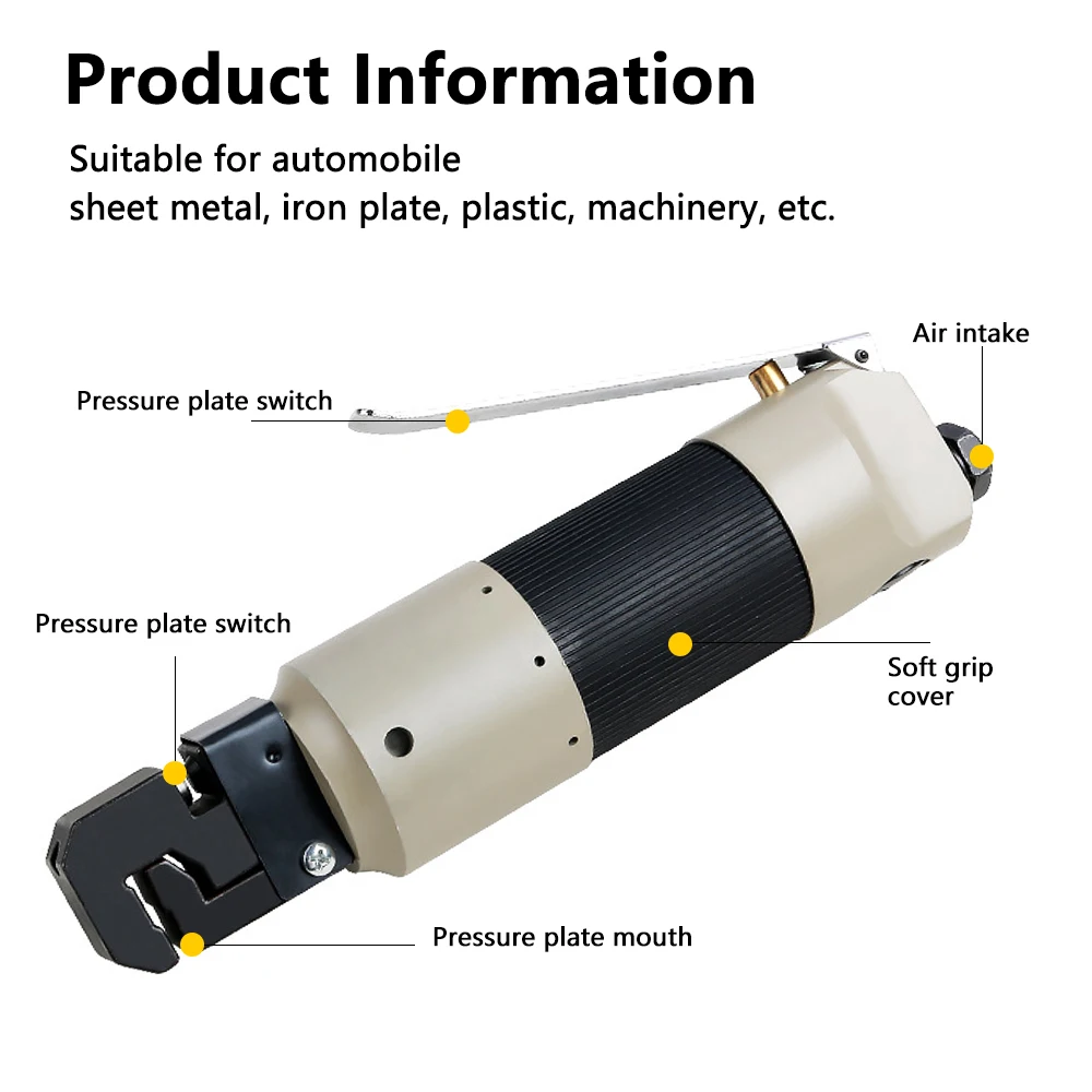 Pneumatic Sheet Metal Puncher Tool Straight Metal Folding Machine 5mm Hole Rivet Punching Press Sheet Metal Repair Crimping Tool