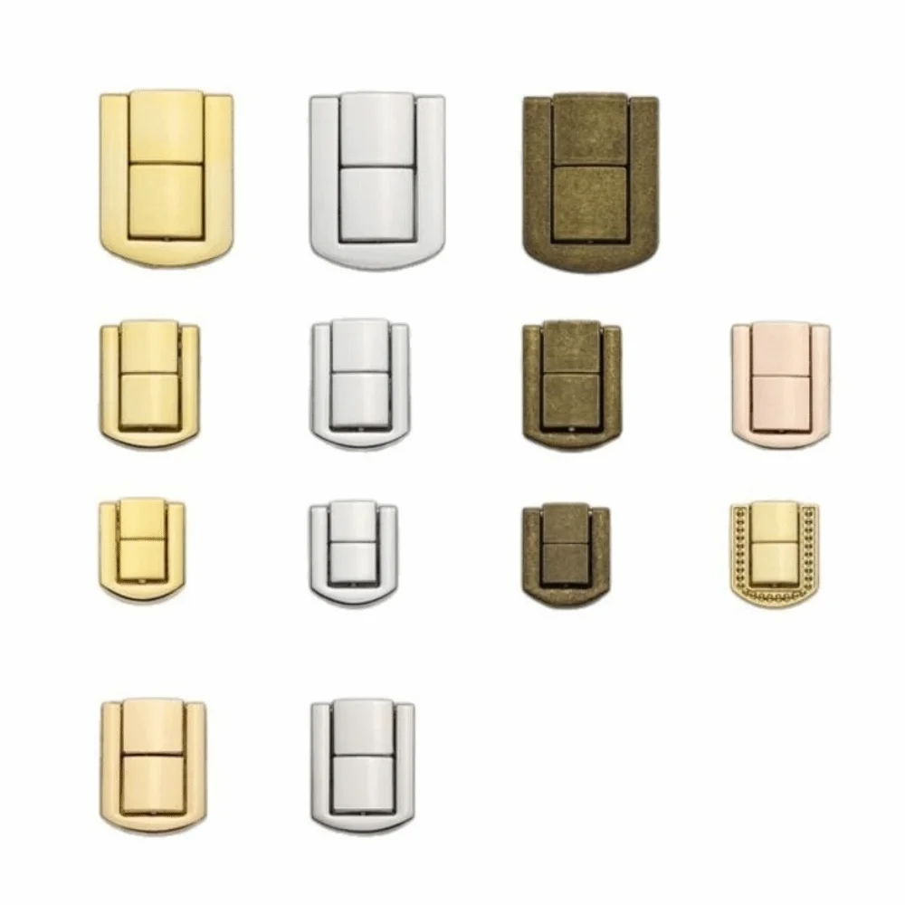 Alloy Material Box Hasp Latch Metal Construction Small Size Furniture Hardware Latch Decorative Design Toggle Latch Clasp