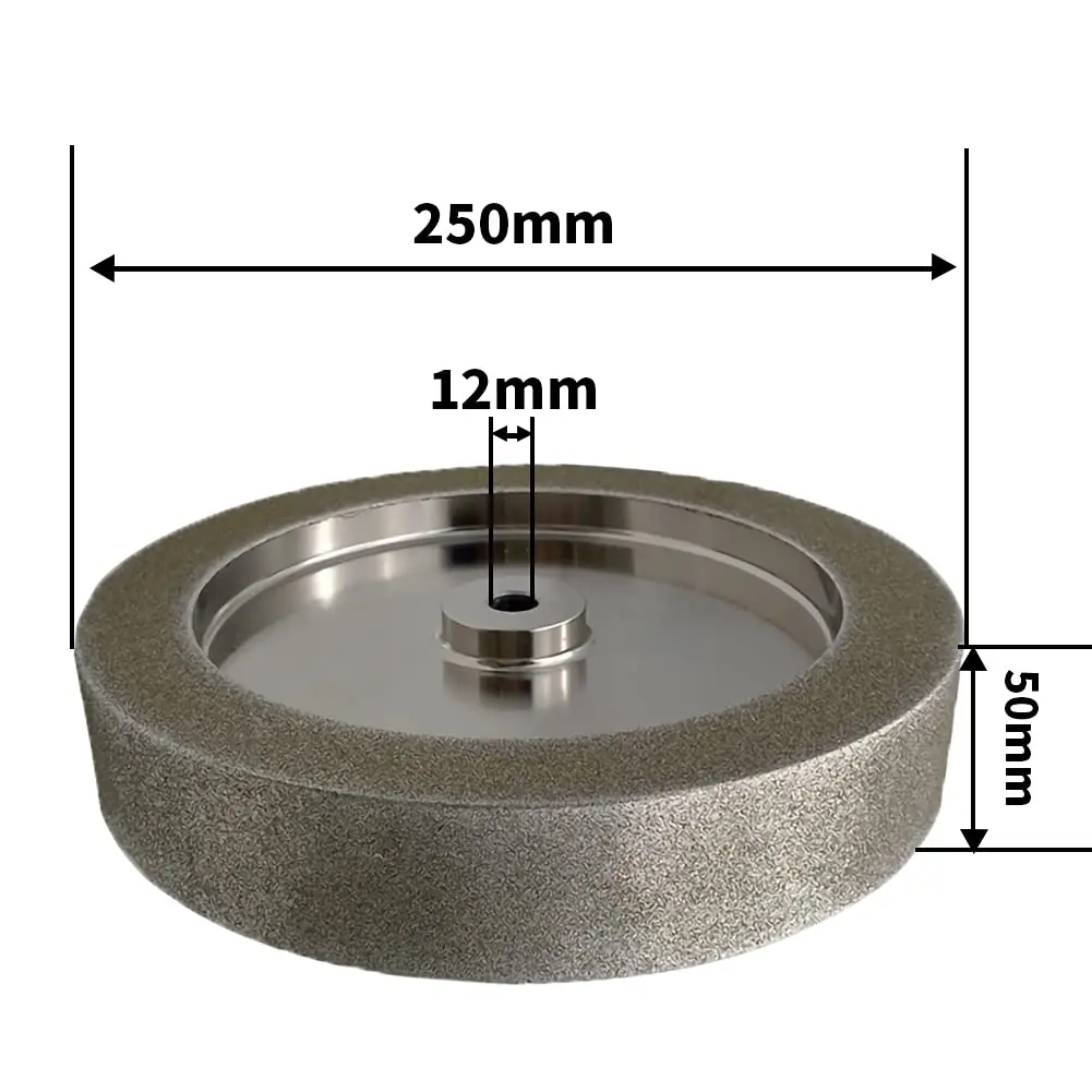 250mm CBN Grinding Wheel for Tormek T-8 Sharpening System Sharpening Wheel for Sharpening High-Speed Steel Tools Right Corners