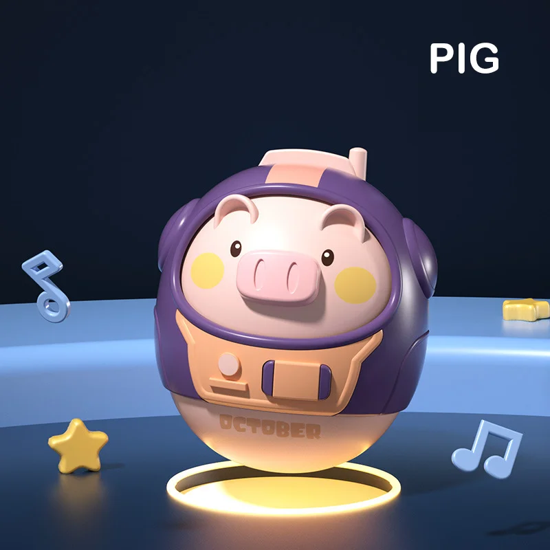 لعبة دوارة رنين للأطفال ، حيوان كرتوني ، دمية شكل لطيف ، هدية عيد ميلاد حديثي الولادة ، 0-12 شهرًا