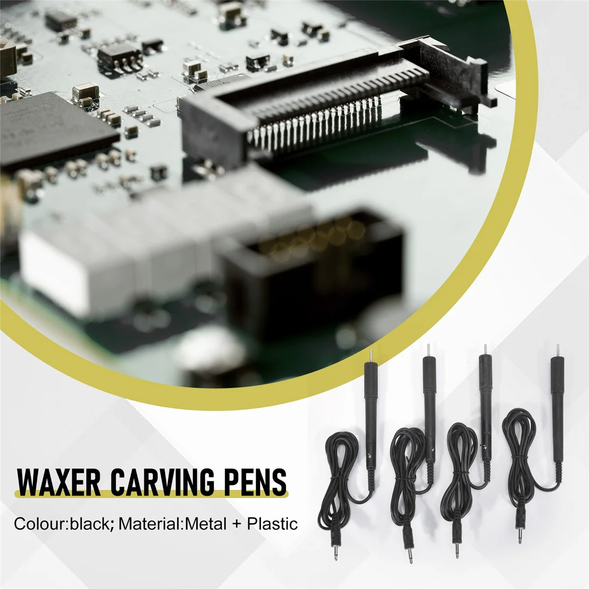 A11I 4PCS Sostituzione Waxer Carving Penne a matita per laboratorio odontoiatrico Cera elettrica digitale