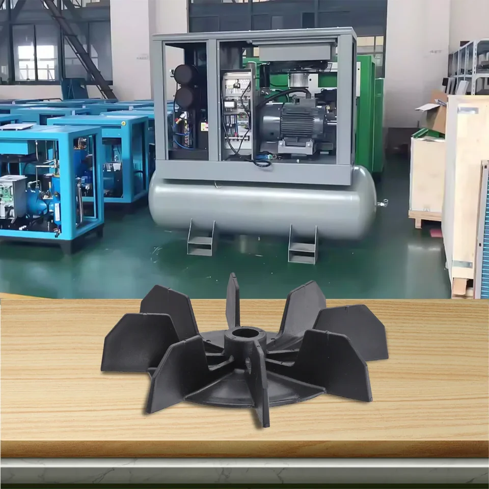 Ventilateur Moteur De Remplacement Pour Compresseur Husky - Accessoire Plastique Résistant Noir