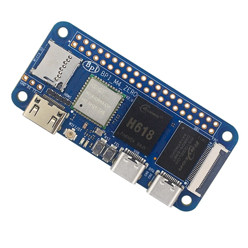 For Banana Pi BPI-M4 Zero Motherboard Allwinner H618 Linux Programming ARM Cortexx-A53 Processor 2.4G/5G WIFI