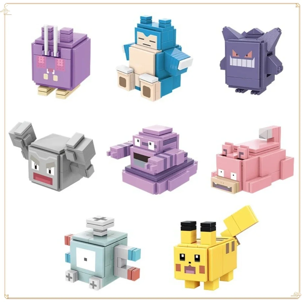 

Keeppley Pok É Mon Grand Adventure Series Pikachu Gengar Geodude Slowpoke Mini Puzzle Assembled Building Block Toy Birthday Gift