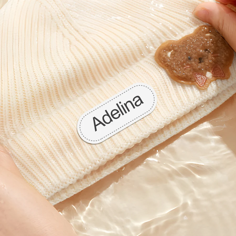 Etichette da stiro per cotone-personalizzate per scuola, sport, club, casa di pensionamento, per vestiti, accessori fai da te, lavabili in lavatrice