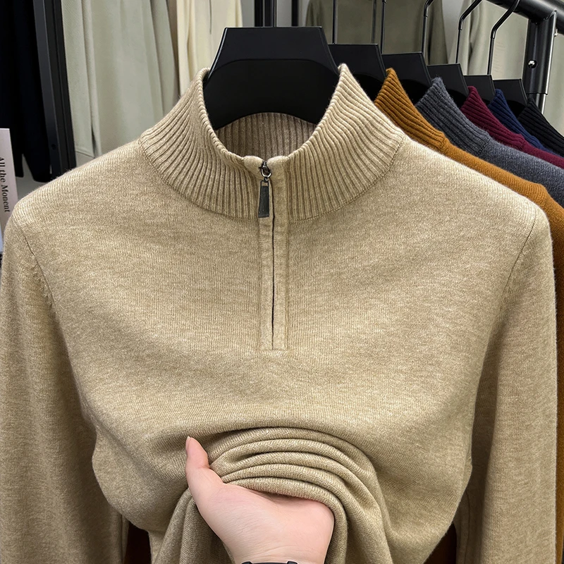 

2025 New Men's Warm Knitted Sweater Autumn Winter Knitted High-quality Multifunctional Fashionable Men's Tops