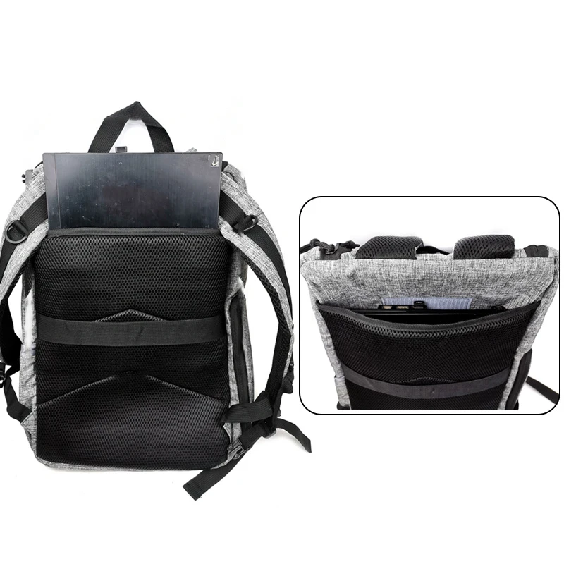 FPV Racing Backpack 50x32x17cm with Waterproof Transmitter Beam Port Bag DIY Room for RC FPV Drone Racing