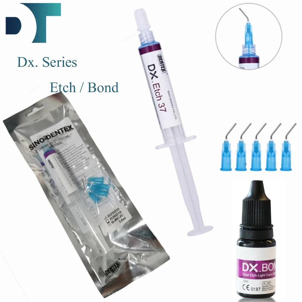 

Dental DX.BOND Total Etch Light-Cure Adhesive 5ml Dental Bonding Agent Dental Universal Etching Glue Teeth Material