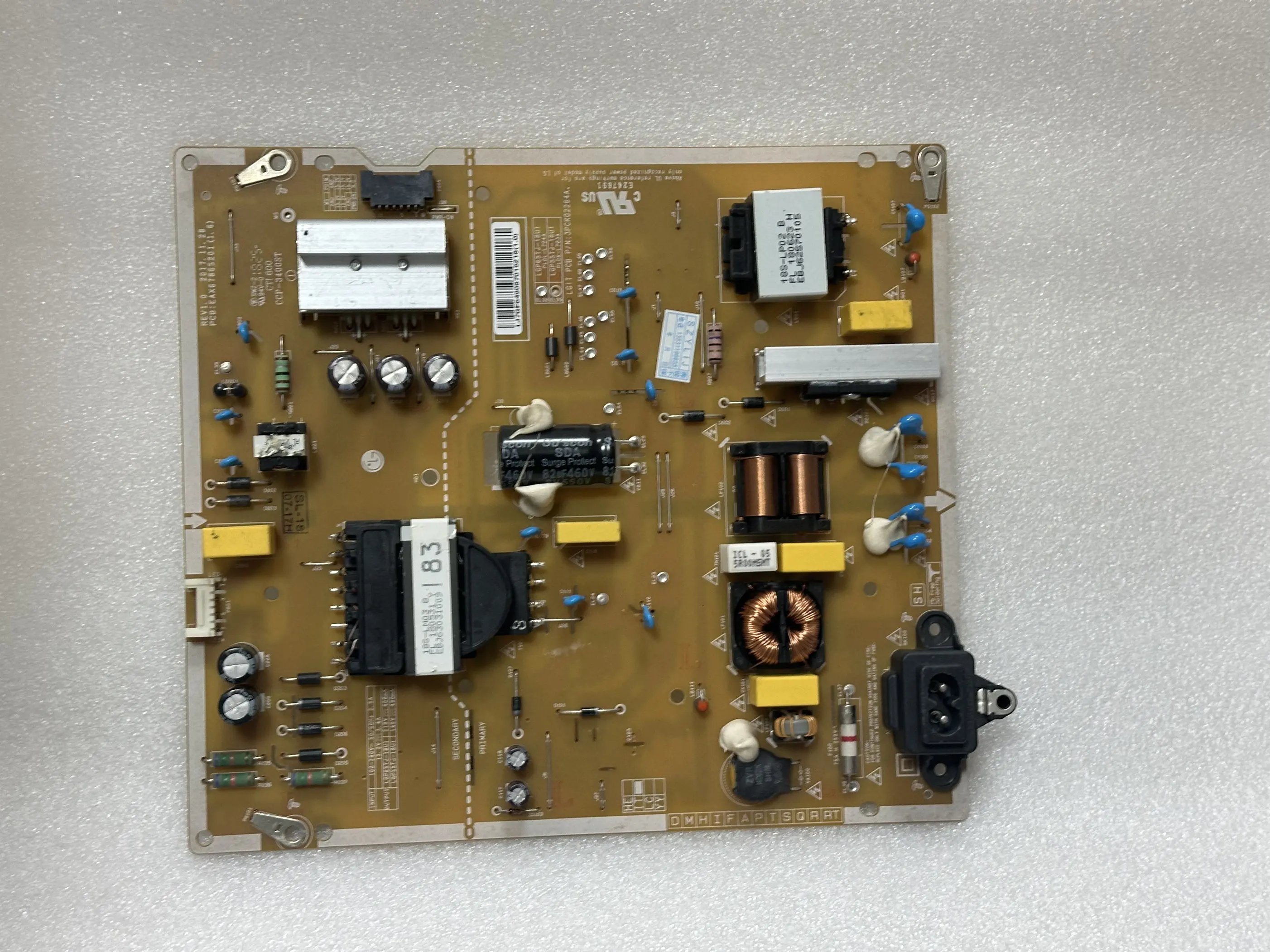 

EAY64948701 EAX67865201 LGP555TJ-18U1 Плата питания предназначена для 55UU340C-UB 55UN7000PUB 55UN7300PUF 55UK6200PUA