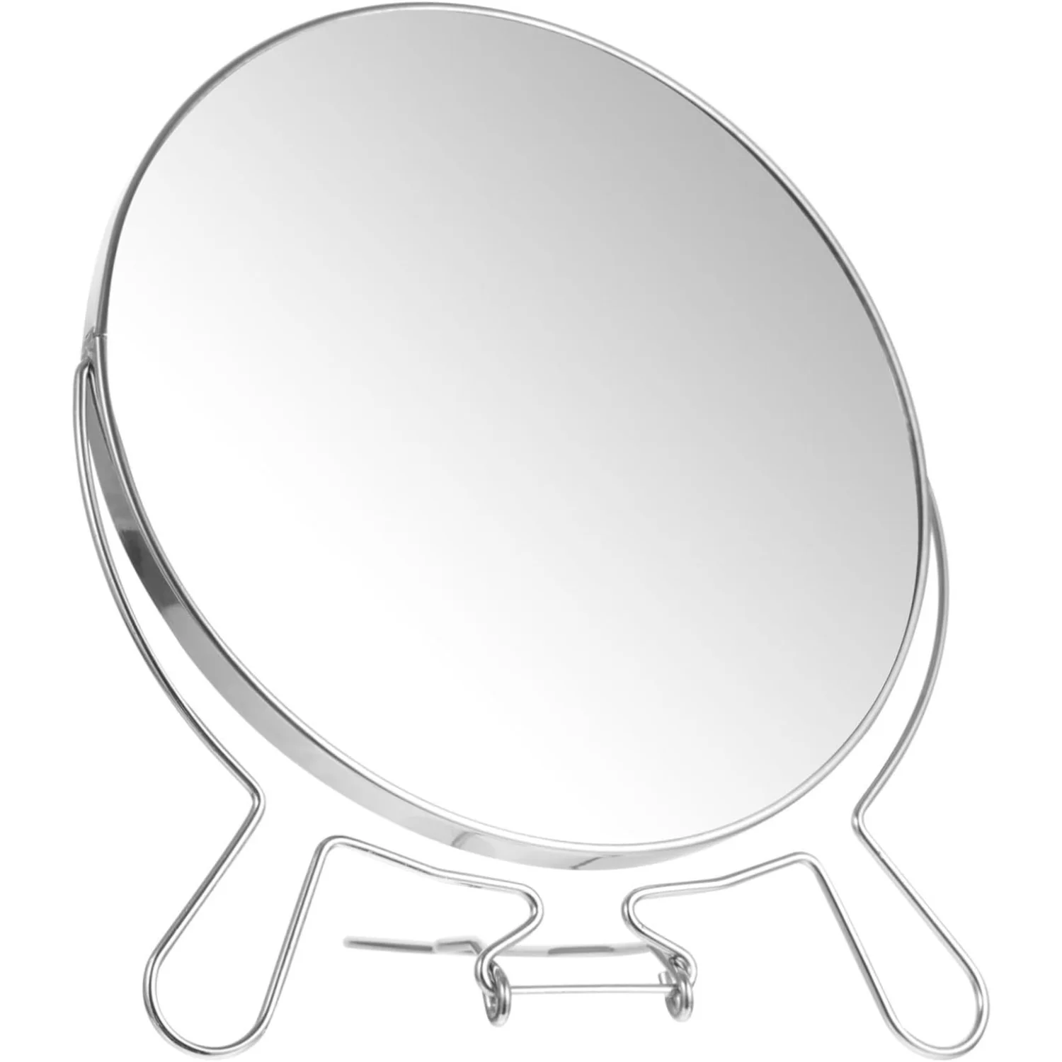 

8 Rotating Vanity Table Mirrors for Makeup Double Sided Rotating Oval Vanity Table Decor Travel Foldable Supplies to Rotate