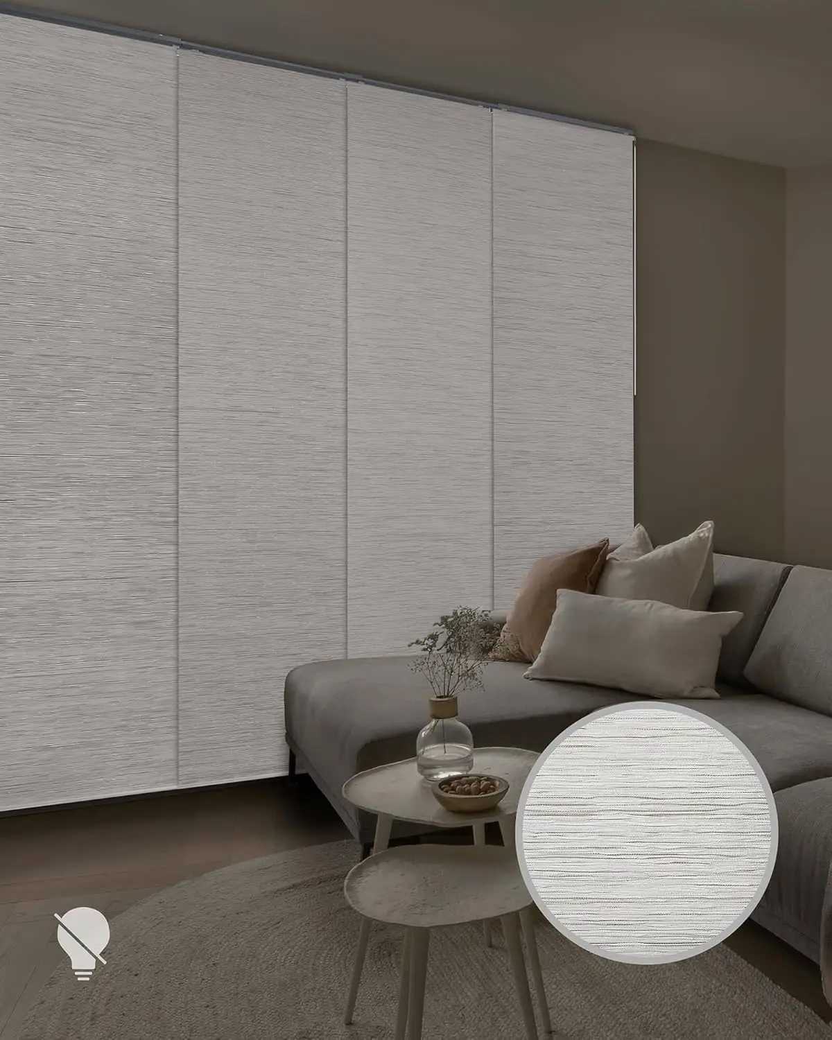 Insulated Adjustable Vertical Blinds 45.8